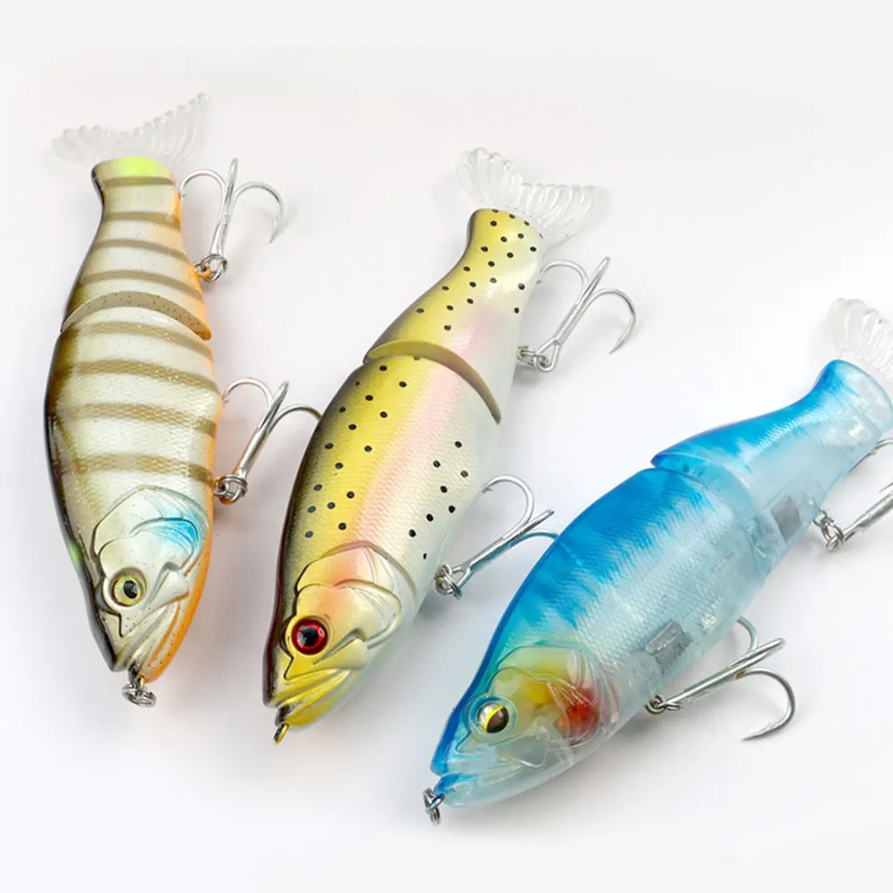 

Swimbait 14cm 33g Hard Bait Multi Jointed Fishing Bait Wobbler for Pike Salmon Walleye Bass Sea Fishing