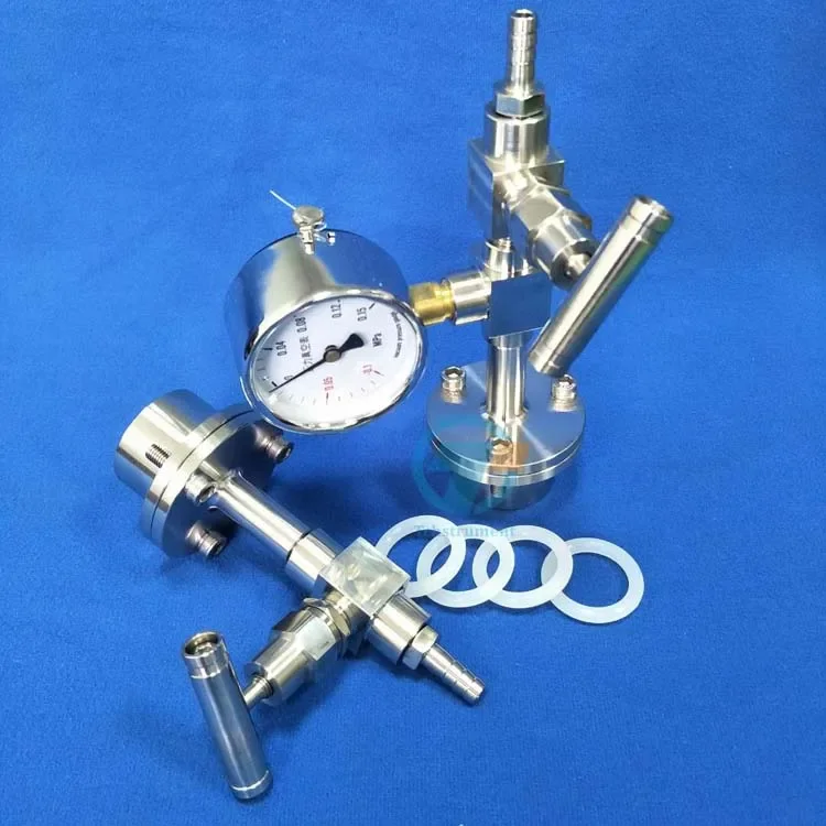2025 Quartz Tube Vacuum Sealing Flange Assembly for 1