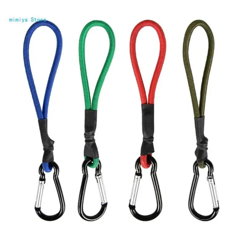 

pipi Heavy Duty Mountaineering Elastic Rope Hook Camping Elastic Rope Buckle Carabiner Tent Accessories Easy Installation