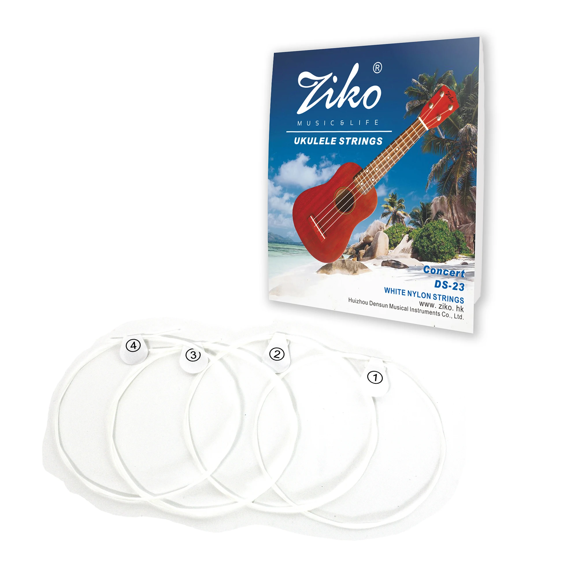 

ZIKO Universal Ukulele Strings Transparent Timbre Guitar Strings Pure Nylon Wire String High Quality Guitar Accessories & Parts