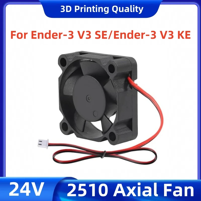 For Creality Ender-3 V3 SE Fan 24v Set, 2510 Axial Fan for 3D Printer Ender-3 V3 SE/Ender-3 V3 KE