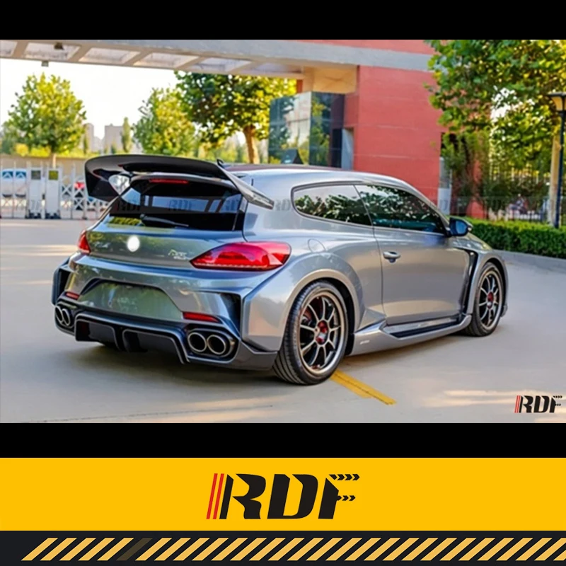 Suitable for Scirocco Modify ASPEC Surround Wide Body Front Rear Bumper Kit Diffuser Side Skirts Full Body Kit