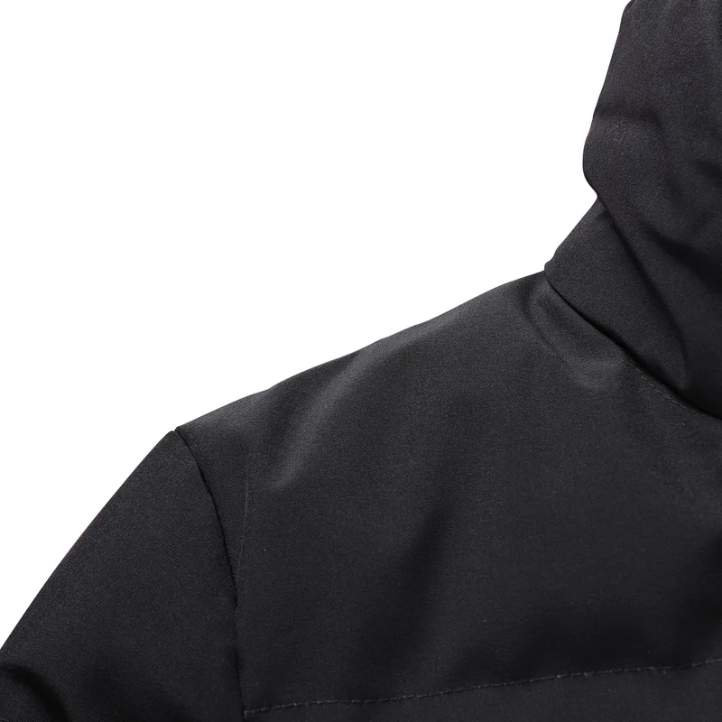 Men's Casual Puffer Jacket - Hooded, Thickened & Lightweight, Versatile for Outdoor Activities & Urban Casual in Winter