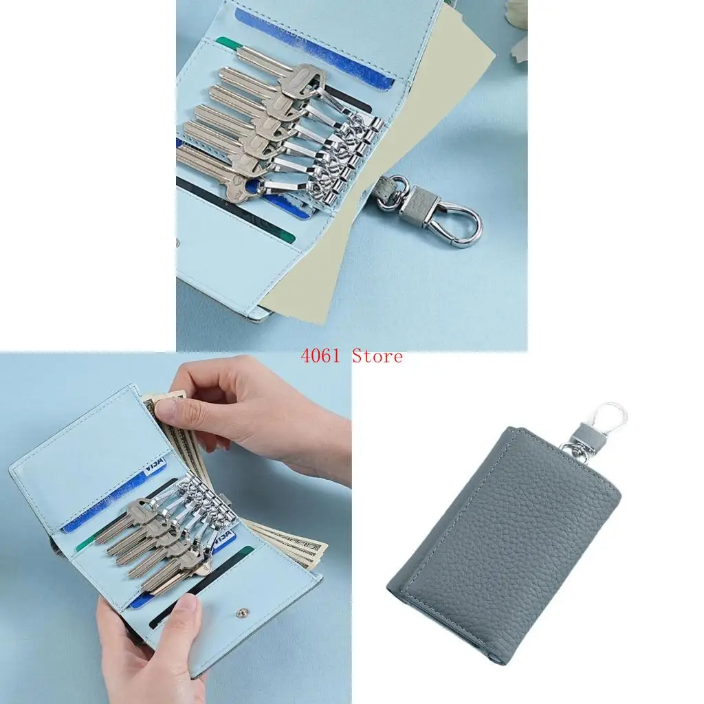 

Держатель модного ключа для мужчин и женщин кожи кожи с кожа