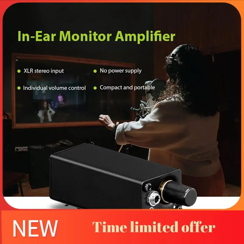 

A42T-In усилитель для ушного монитора с входной регулировкой громкости XLR, портативный стереоусилитель для наушников для музыканта