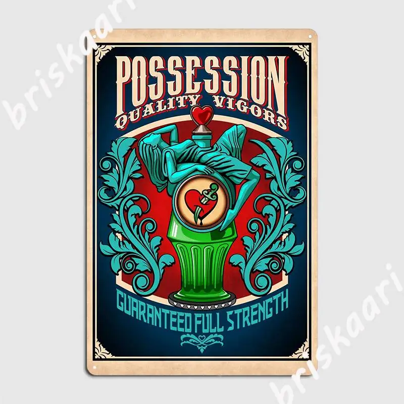 Bioshock Possession Metal Sign Club Party Custom Plaques Wall Tin Sign Poster