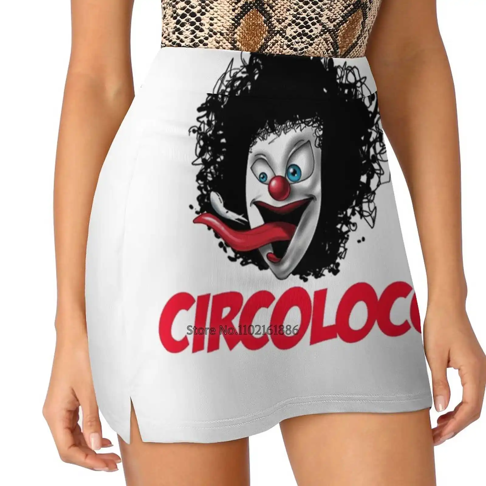 Dc10 Circoloco - 10 Clubbing Club Gig Rave Party Ibiza Dj Summer Women'Sshorts Skirt 2 In 1 Fitness Yoga Skirt Tennis Skirts