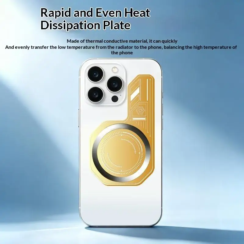 New 1Pc Superconducting Cooling Heat Sink Plate Nano Silicone Magnetic Pad For Mobile Phone Semiconductor Cooler Expand Heat
