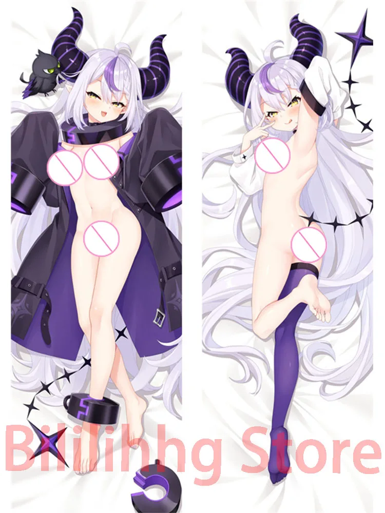 

Dakimakura anime Joffre Laplus Darkness Naive girl. Double-sided Print Life-size body pillows cover Adult pillowcase