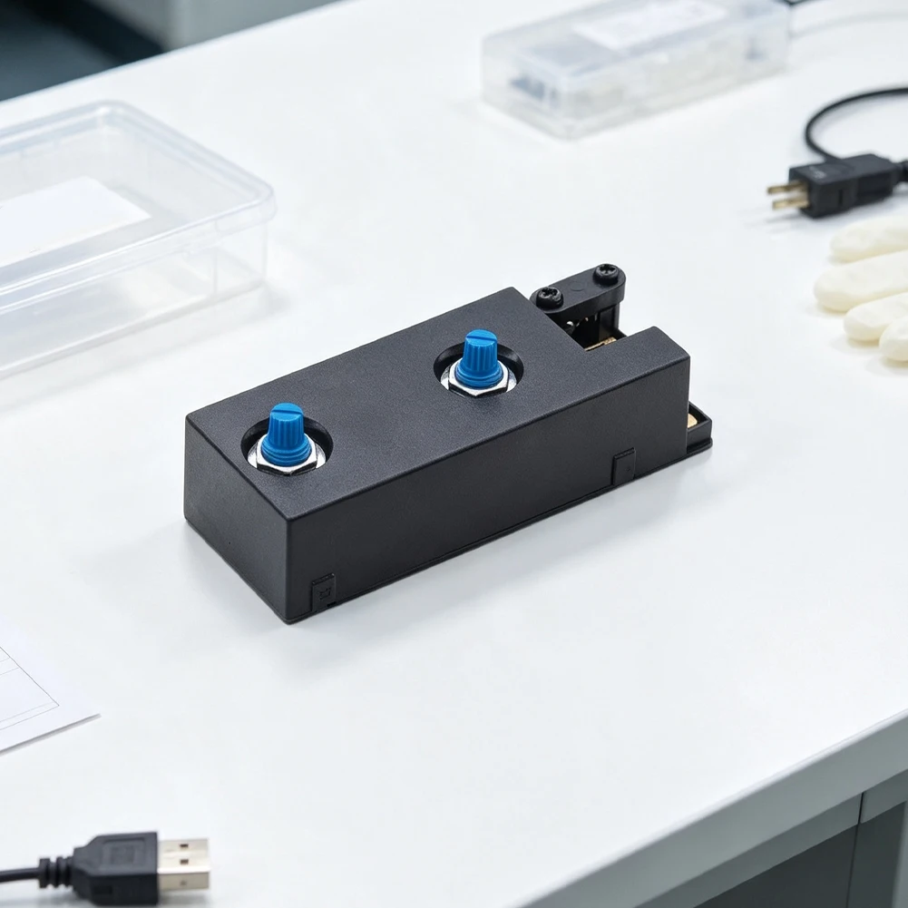Dual Rotary Dimmer Switch for 220-240V Incandescent Lamps Dimmable Control For 25-60W and 60-300W Output Modes