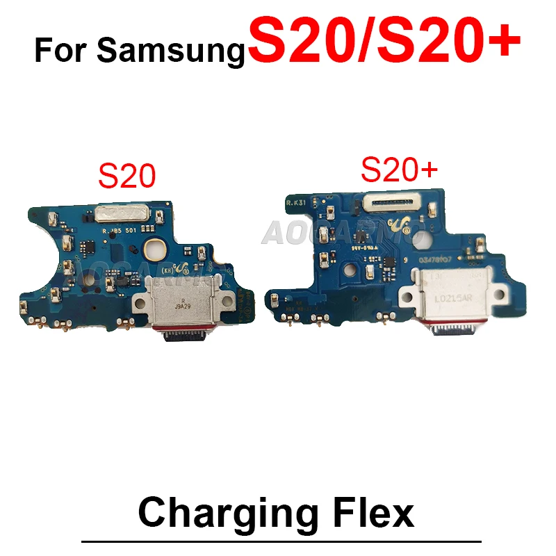 For Samsung Galaxy S8 S20 FE S21 Plus Ultra S8 Plus S20+ S21FE 5G USB Charging Dock Charger Port With Mic Repair Part