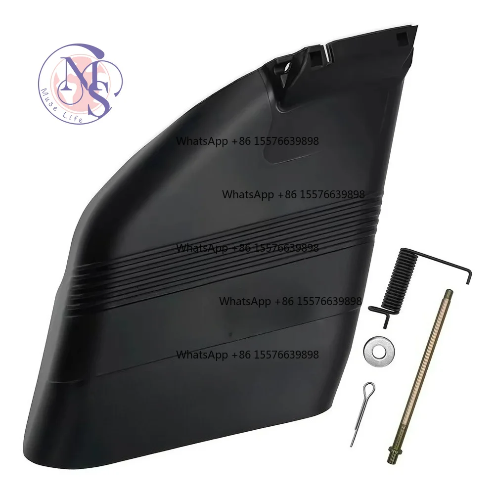 ZOCI- 42 Inch Deck Deflector Guard With Hardware Fit Riding Mower 130968 Lawn Mower Replacement Part