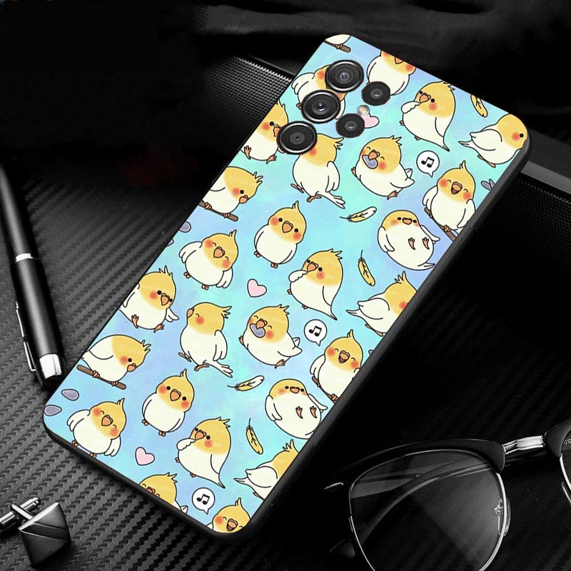 

Phone Case For Samsung Galaxy S25 S24 S23 S22 S21 Ultra S24 S23 S22 S21 S25 Plus S24 S20 FE Cockatiel bird
