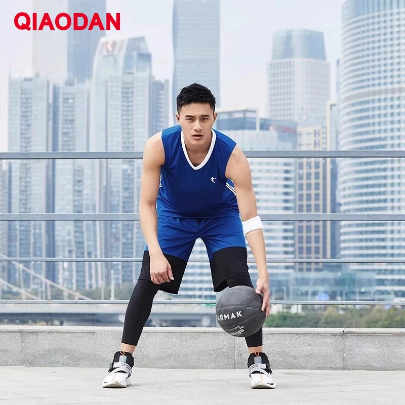

QIAODAN Men Basketball Two Piece Sets 2025 Breathable Lightweight Quick-drying Sportwear Training New in Match Set XNT23202106B