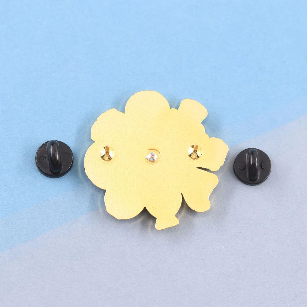 St. Patrick's Day Glücksbringer Vierblättriges Kleeblatt Brosche Irischer Feenhut Regenbogen Goldmünze Harfe Abzeichen Schmuck und Accessoires Geschenk – Detail 6