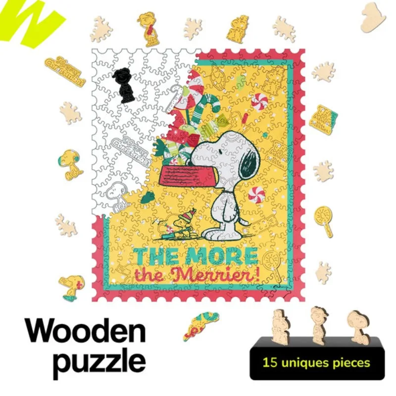 

Горячая распродажа: Деревянный пазл «Снупи и друзья» (11*11 дюймов, 200 деталей) — высококачественный подарок для футбольных фанатов