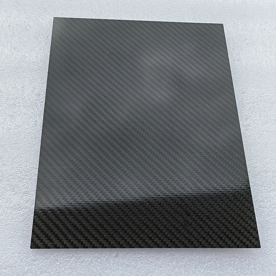 1pcs 200mm X 400mm Real Carbon Fiber Plate Panel Sheets 0.5mm 1mm 1.5mm 2mm 3mm 4mm 5mm thickness Composite Hardness Material