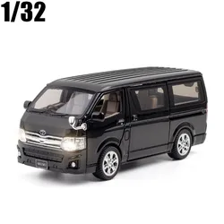 1:32 Toyota Hiace High Simulation Alloy Model MPV Vehicle Model Metal Toy Car Gifts Wagon Toy Free Shipping F366