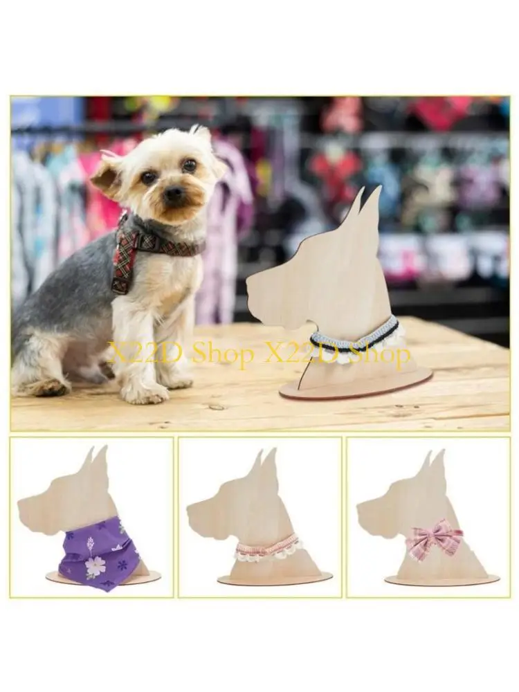 X22D Pet Accessories Display Craft Fairs Trade Shows Photography Props Bandanas Stand
