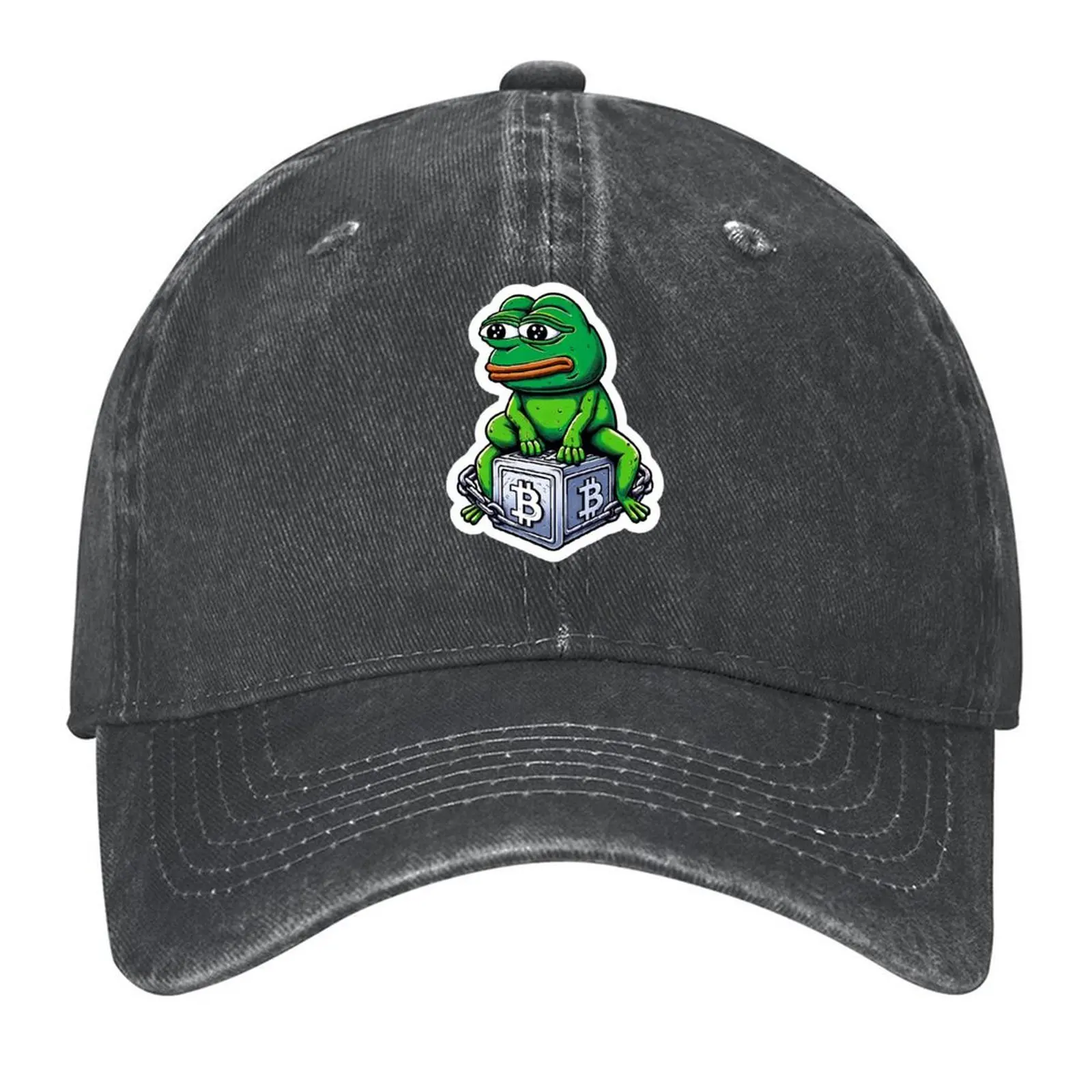 

Crypto Guardian Pepe Baseball Cap tea Hat Rave foam party Hat |-F-| For Men Women's