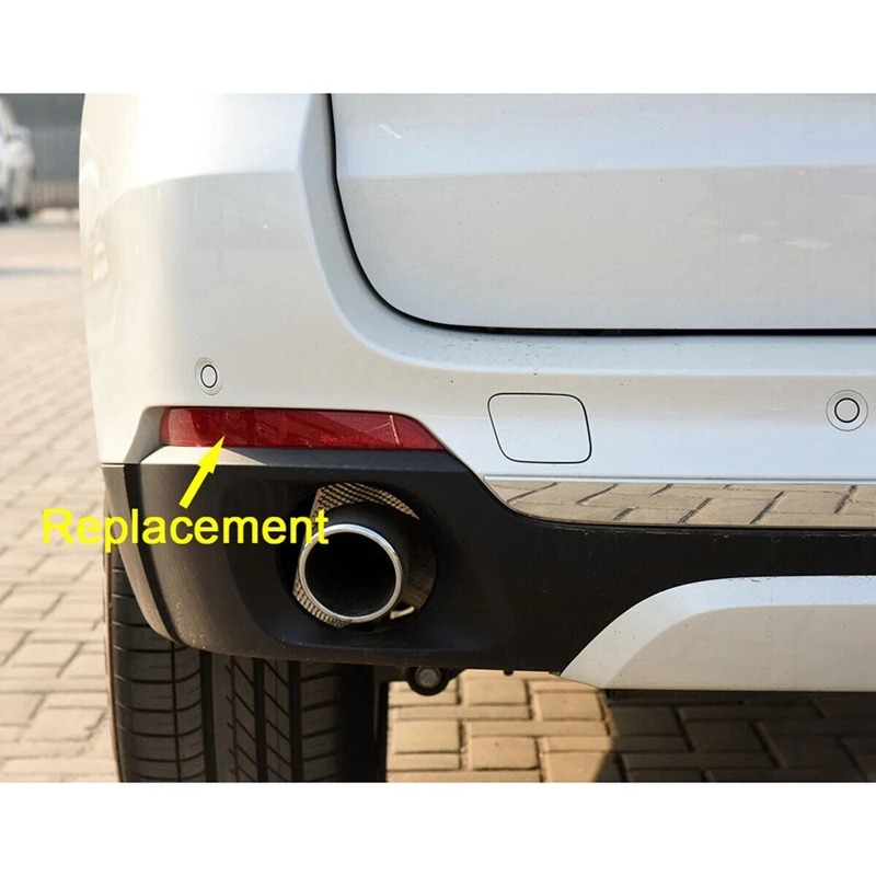 For BMW F15 X5 2014-2018 Rear Bumper Reflector Light Trim Accessories 63147290091 63147290092 image 6