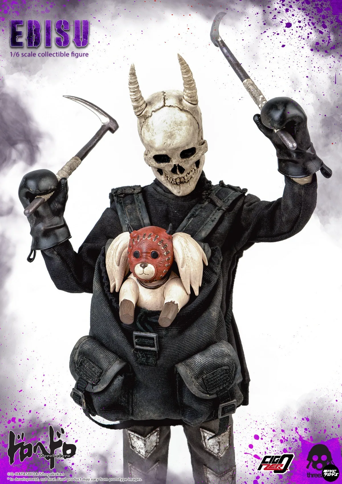 Stock 100% Original Threezero 3Z0089 FigZero Ebisu Dorohedoro 1/6 24.5CM Anime Action Figure Model Collection Limited Gift Toys