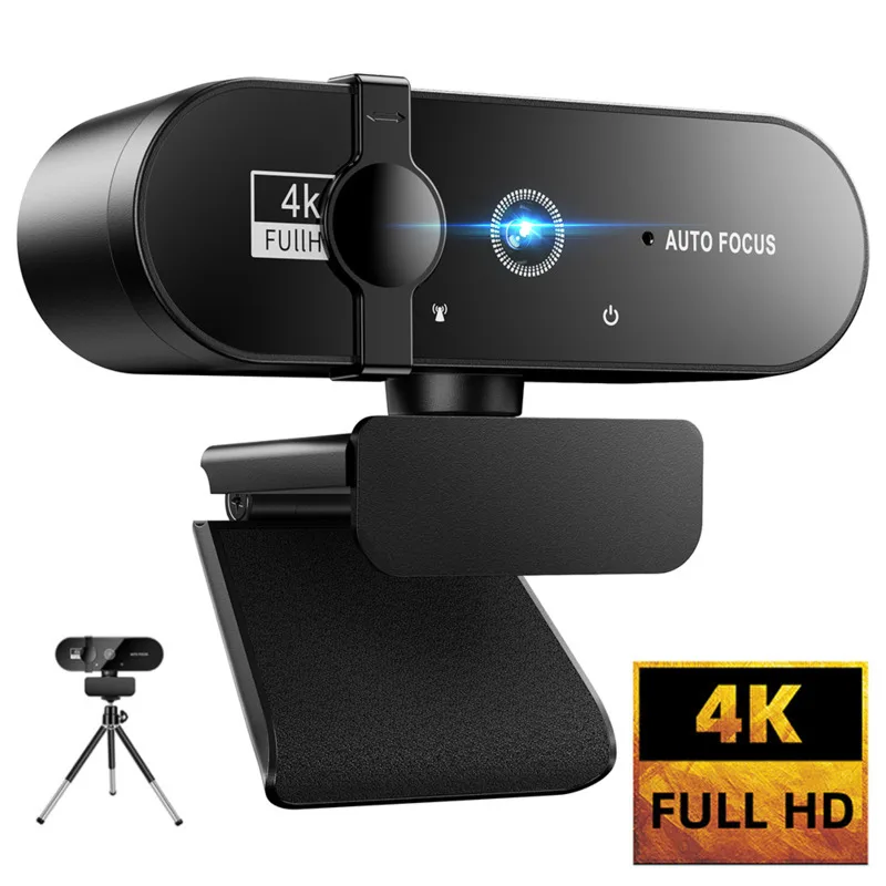 Webcam For PC Web Camera New Mini Web Cam With Microphone USB Autofocus 4K 2K 1080P Full HD Stream Camera For Computer Laptop