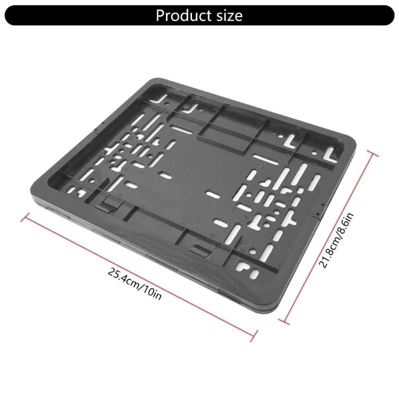 Soporte para marco matrícula coche X6HF, fácil instalación para vehículos, diseños resistentes a intemperie y clima