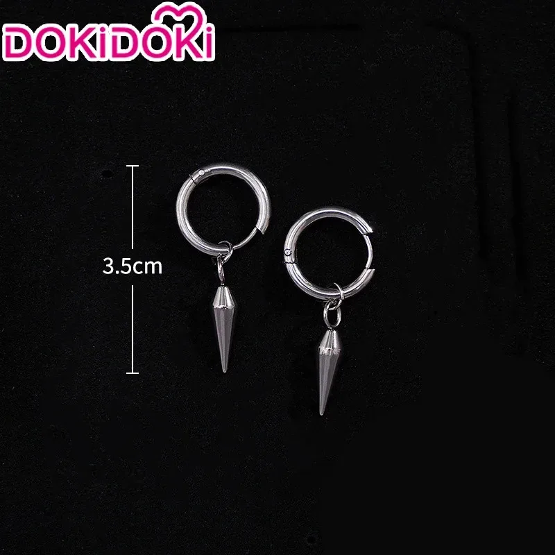 ในสต็อก Sigma วิกผมคอสเพลย์อะนิเมะ DokiDoki สีขาววิกผมสีม่วงทนความร้อน Sigmaa คอสเพลย์ต่างหู