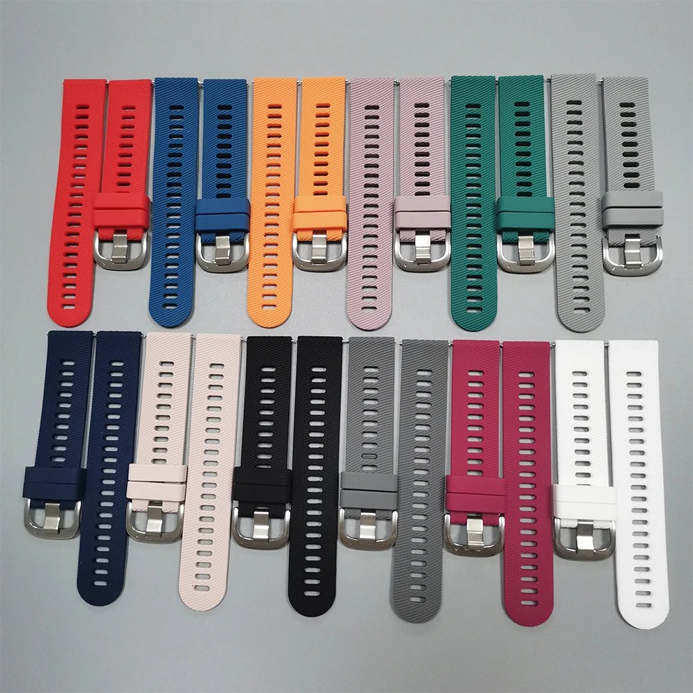 Silicone Strap 22mm 20mm For Amazfit Balance 3 2/Cheetah 2 Ultra/2 Pro Sport Bracelet Bip 6 5 Max/Active 3 Replacement Wristband