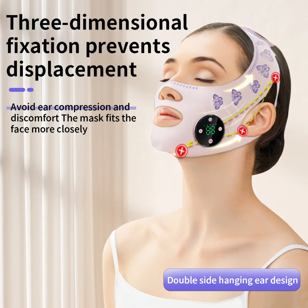 Intelligent Face  V Shaper Band Beauty Device Micro Current Muscles Lift Belt