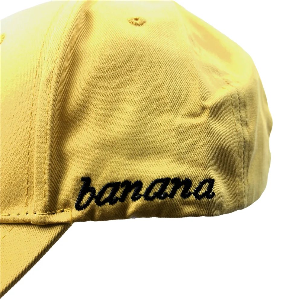 Lovely Peel Banana Embroidered Snapback Baseball Caps Outdoors Shade Tidal Current Street Corner Sun Protection Shopping Hat J22