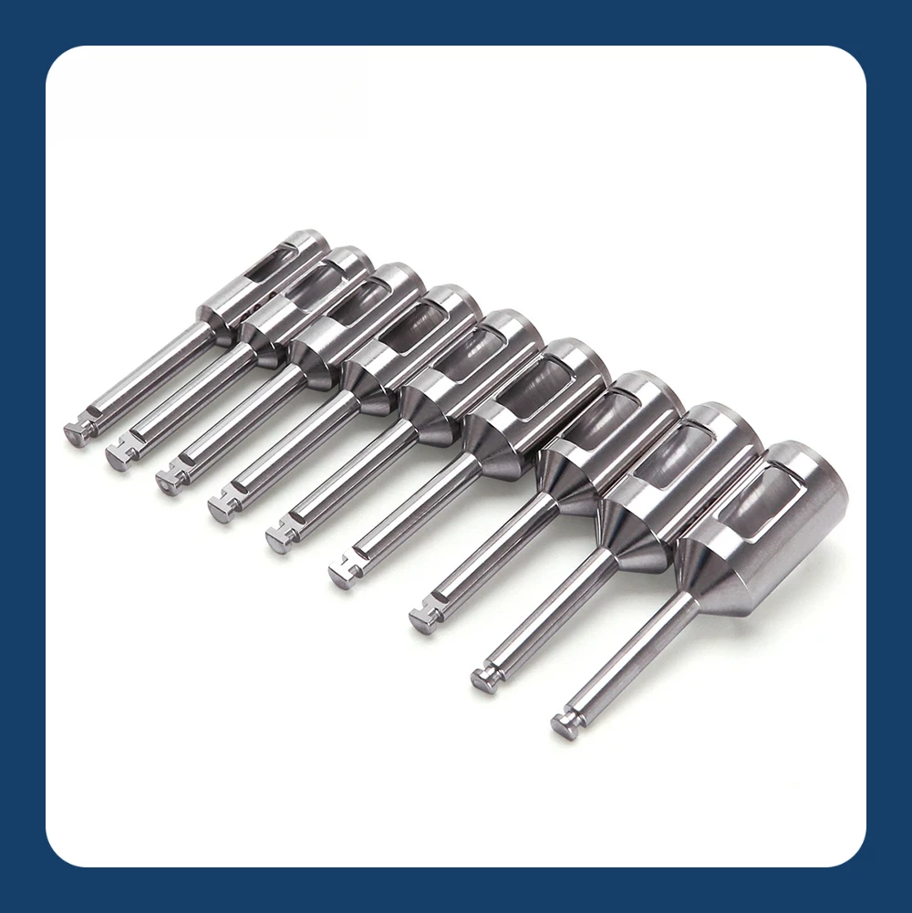 

Dental Implant Tissue Punch, Stainless Steel Surgical Instrument, Autoclavable, Compatible with Low-Speed Implant Handpiece