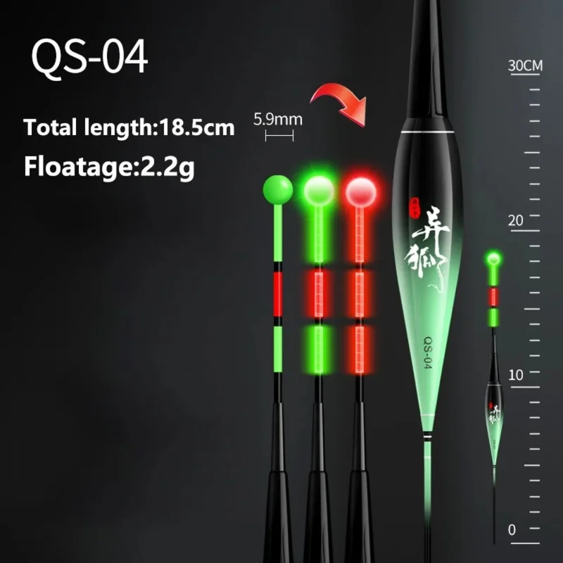 New type of LED electronic fishing float, night-lighting gravity-sensing nano buoy, with a buoyancy of 1.2 grams to 3 grams. image 6