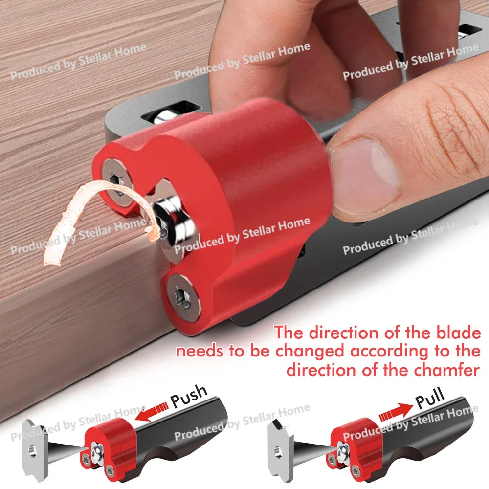 Edge Banding Trimmer Woodworking Trimming Artifact Chamfering Device PVC Paint-free Board Ecological Board Edge Banding Strip