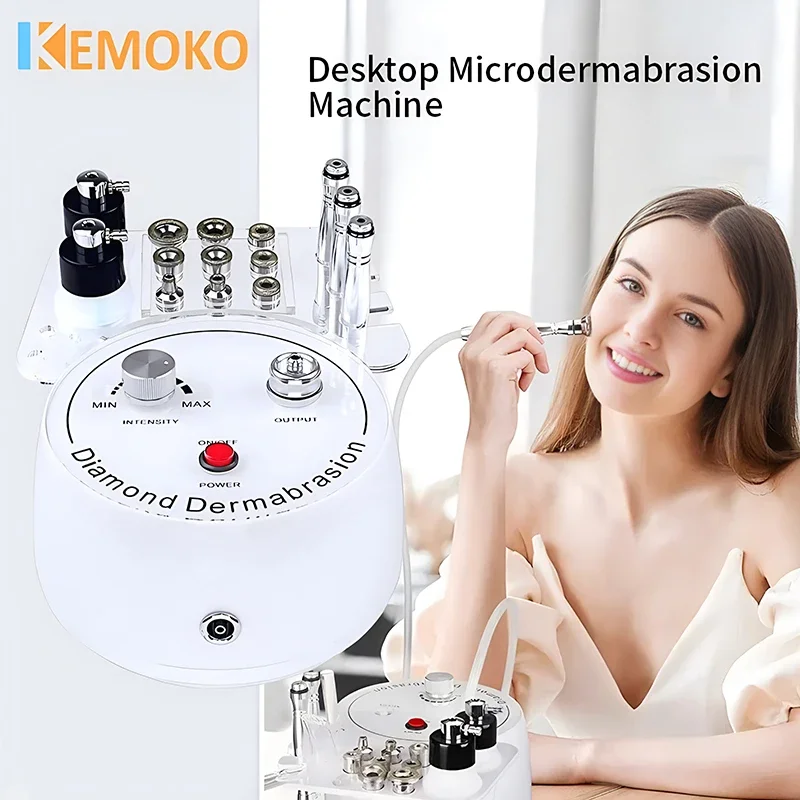 3 In 1 Beauty Diamond Microdermabrasion Dermabrasion Machine Water Spray Exfoliation Beauty Machine Wrinkle Face Peeling Machine