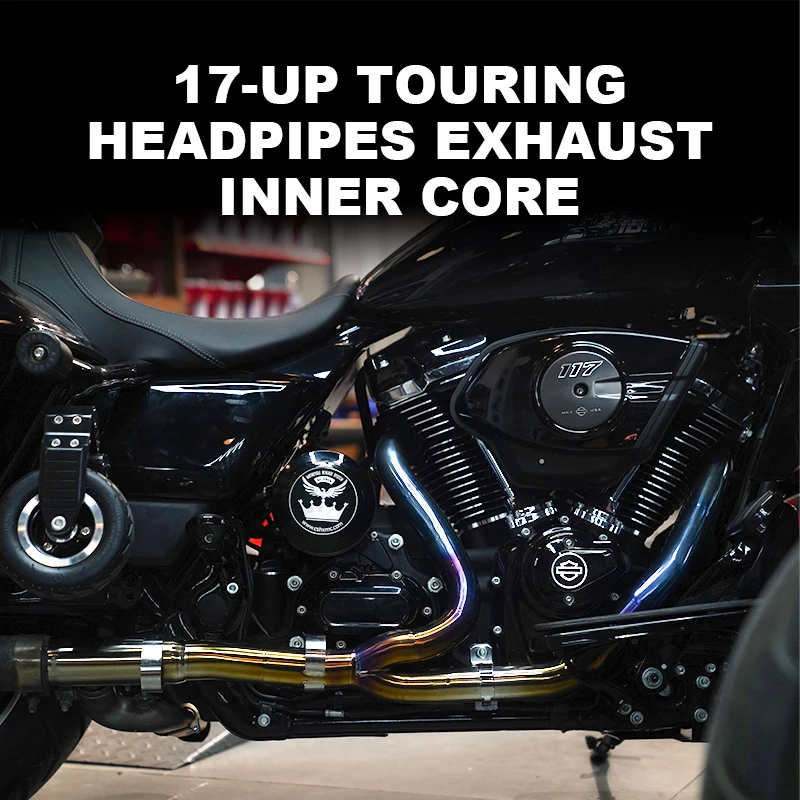 2017-أحدث بجولة دراجة نارية سبائك التيتانيوم أنابيب الرأس نظام العادم مخصص أنابيب الرأس الداخلية الأساسية 2024 الطريق الإنزلاق شارع الإنزلاق