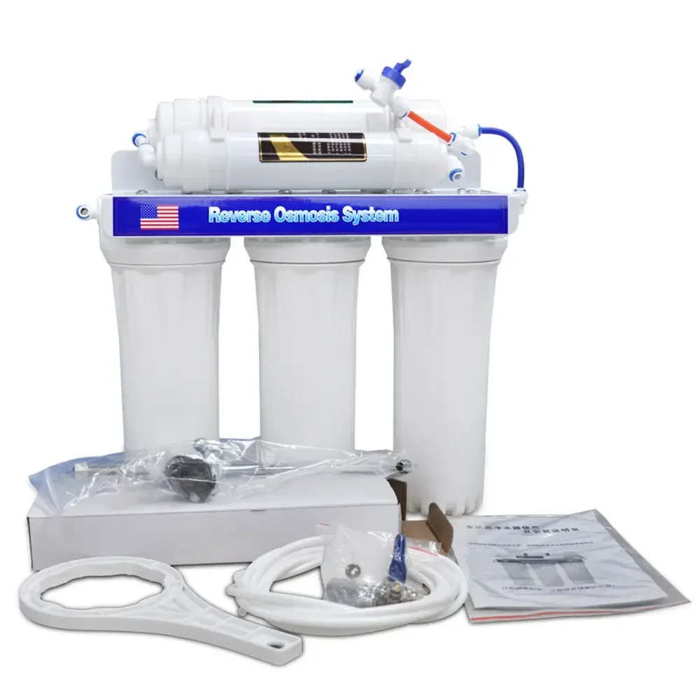 المطبخ 5 مراحل تصفية المياه الشرب المباشر الترشيح الفائق المطبخ المنزل تنقية مياه الشرب مجموعة الترشيح