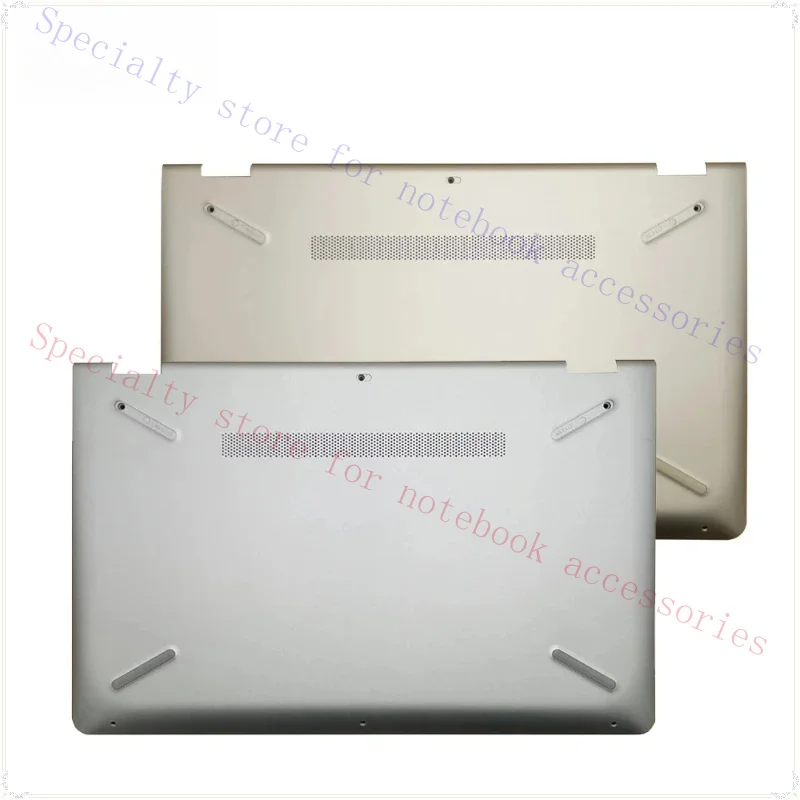 laptop For Pavilionn X360 15-BR TPN-W126  bottom shell lower cover base back case 924505-001 924506-001 Silver and gold D  cover