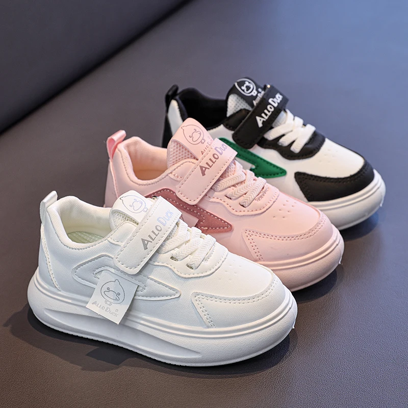 

Sneakers Running Shoes Student Shoes Boys Girls Fashion Little White Shoes Light Casual Shoes Baby Rubber Sole Anti Slip Shoes