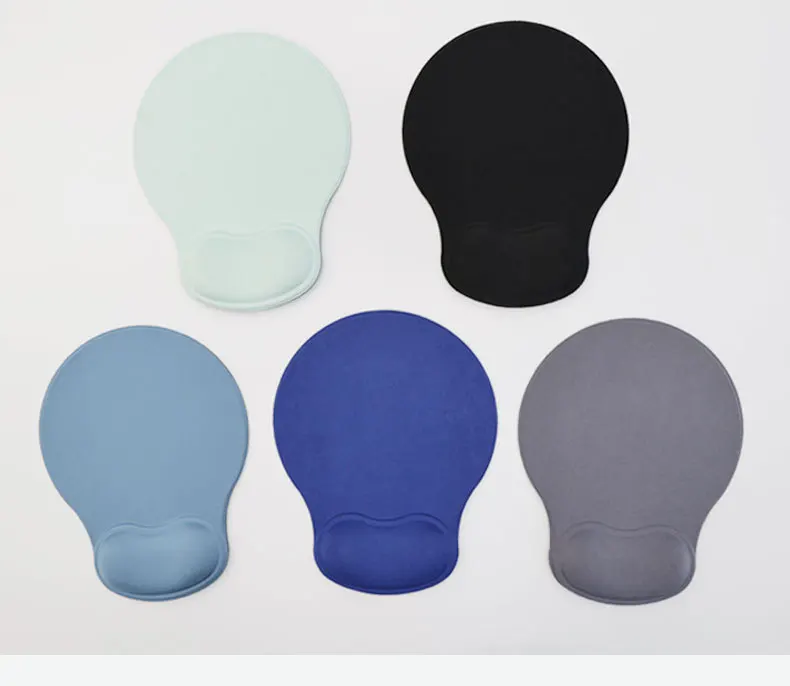 Selbstreinigende Leder-Handgelenkauflage Mauspad Ergonomische Schreibtischunterlage für Büro und Gaming 5 Farben Quadratische und Runde Optionen – Detail 4