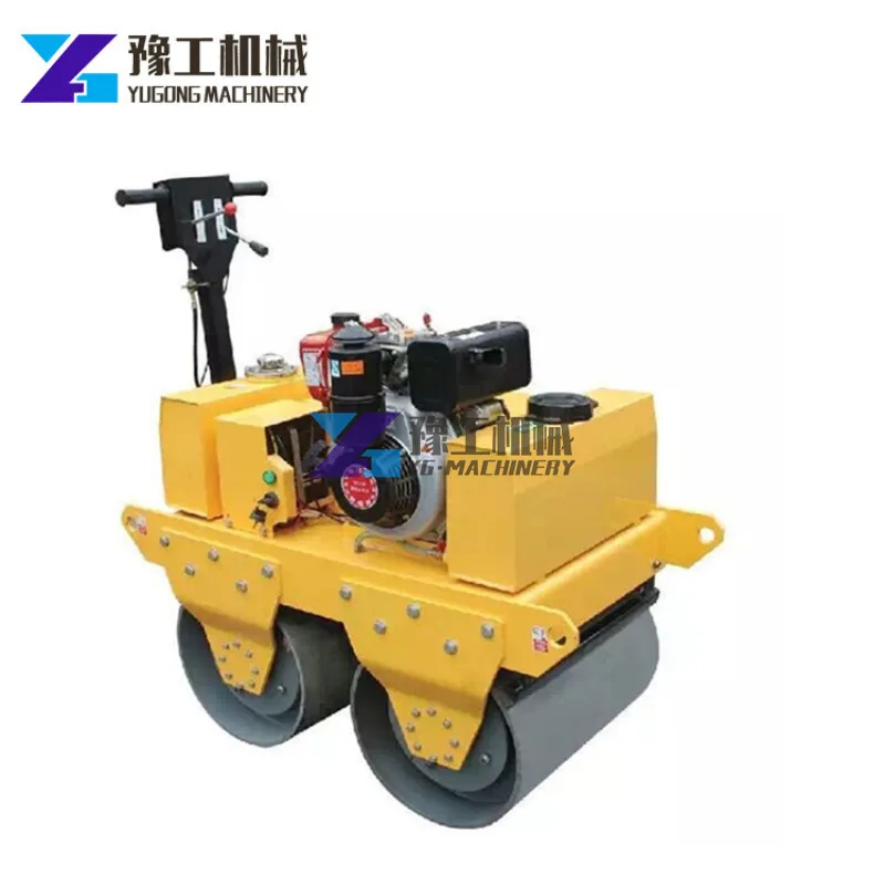 Small Size Paving Vibratory Road Roller 600kg Road Roller Compactor Road Construction Machinery Roller