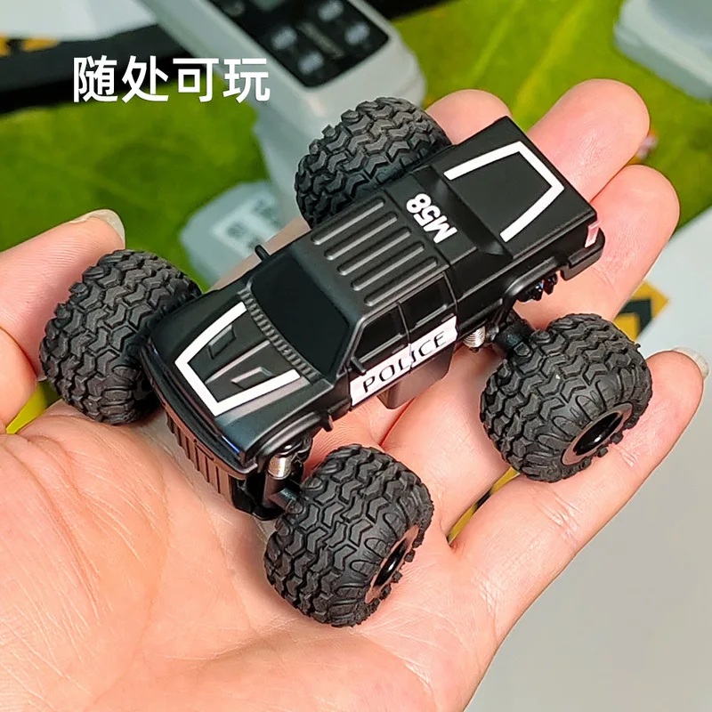 Ldarc M58 1:58 Micro Mini Rc Desktop Remote Control Car Automatic Assembly Off-Road Vehicle Children'S Birthday Gift Toy