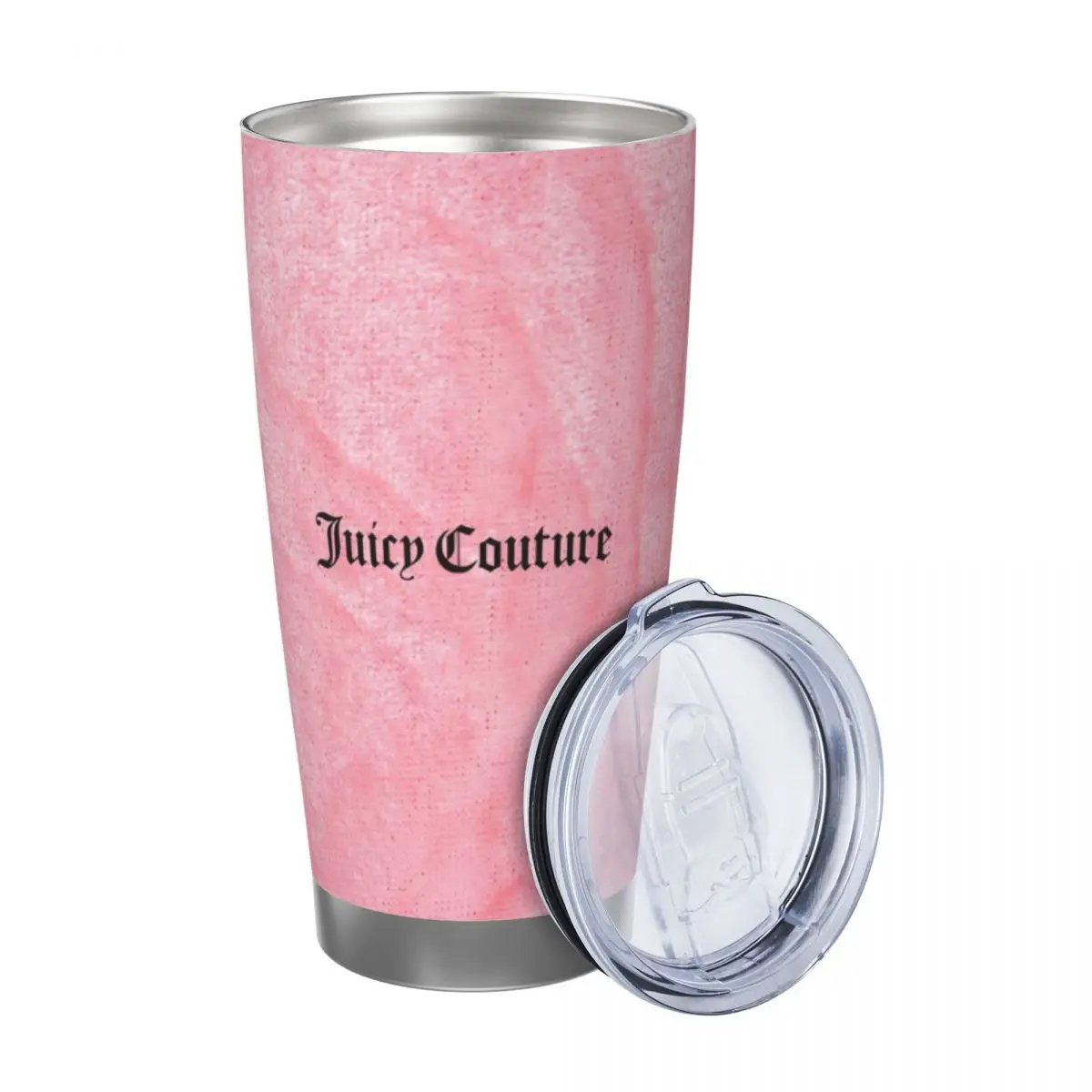 J-Juicy-C-Couture 20oz Stainless Steel Car Mug Straw Thermal Iced Travel Cup Vacuum Insulated Coffee Hot Cup