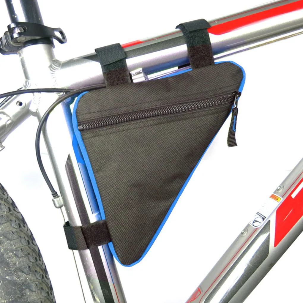 Impermeável bicicleta triângulo armazenamento saco, Grande capacidade ciclismo malote, Quick Release Front Bag, Acessórios do equipamento de ciclismo