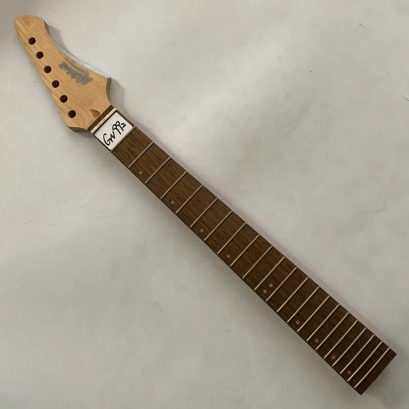 GN992 Mitchell from Guitar Center Genuine and Original Unfinished Guitar Neck Short Scales Length for DIY with Damages