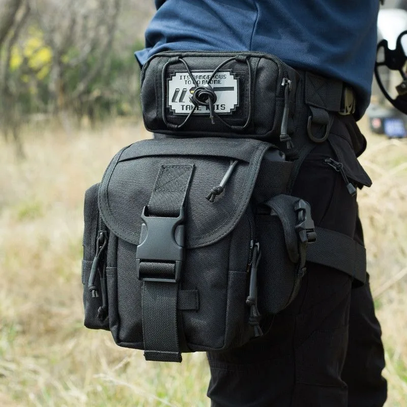 Marsupio tattico multifunzione da uomo Sport all'aria aperta Ciclismo Personalità impermeabile Stile Techwear Borsa da gamba mochilas bolsos сумка