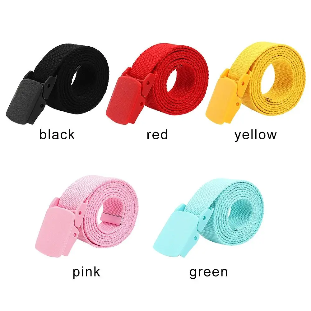 Fashion Plastic Buckle Dress Decoration Casual Waistband Waist Belts Canvas Belts Waist Strap