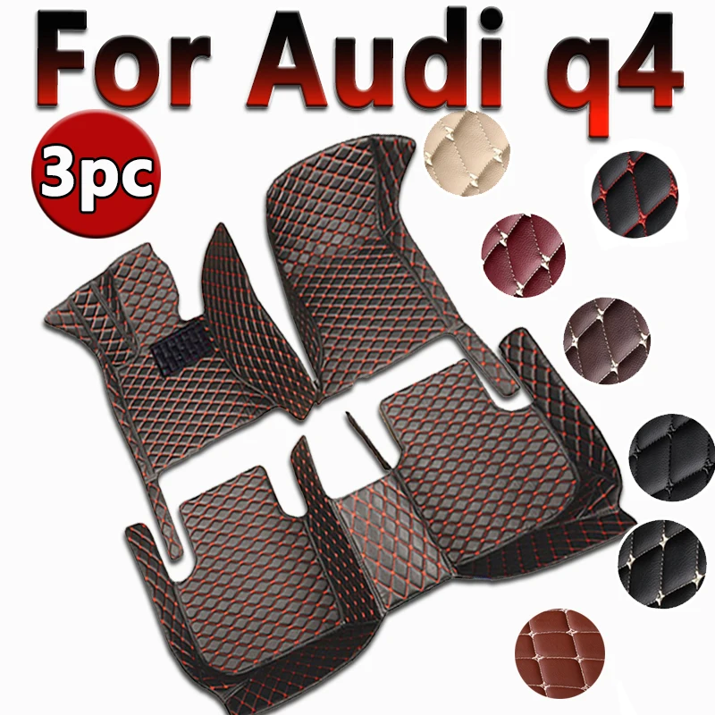 Car Floor Mats For Audi q4 e tron 2022 DropShipping Center Auto Interior Accessories Leather Carpets Rugs Foot Pads