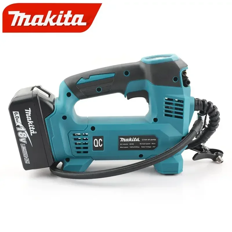 

Makita Cordless Air Inflator: Portable Tyre Pump with Digital Display for Cars & Motorcycles For Makita 18V Battery Power Tool